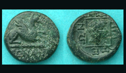 Thrace, Abdera, Griffin with Apollo reverse!